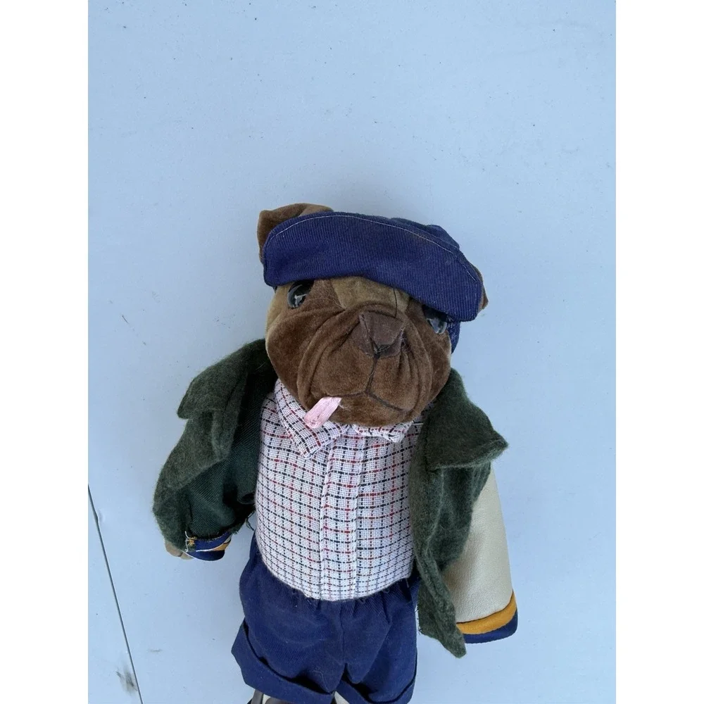 VTG Bulldog/pug Plush 14in